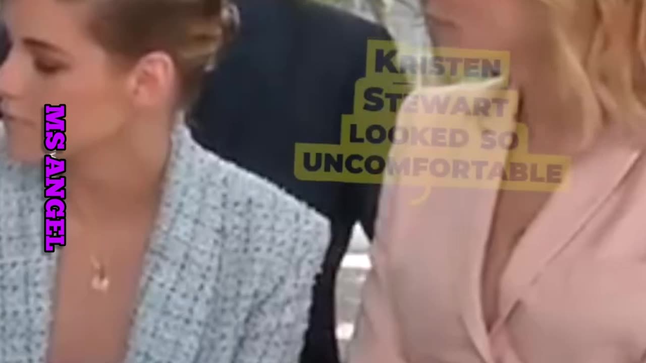 KRISTEN STEWART LOOKS SO UNCOMFORTABLE!!