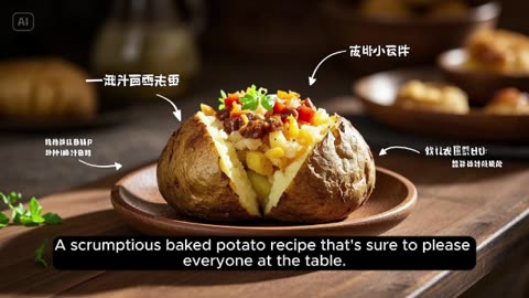 Baked Potato Recipe | Crispy Skin & Fluffy Inside Every Time #ComfortBites