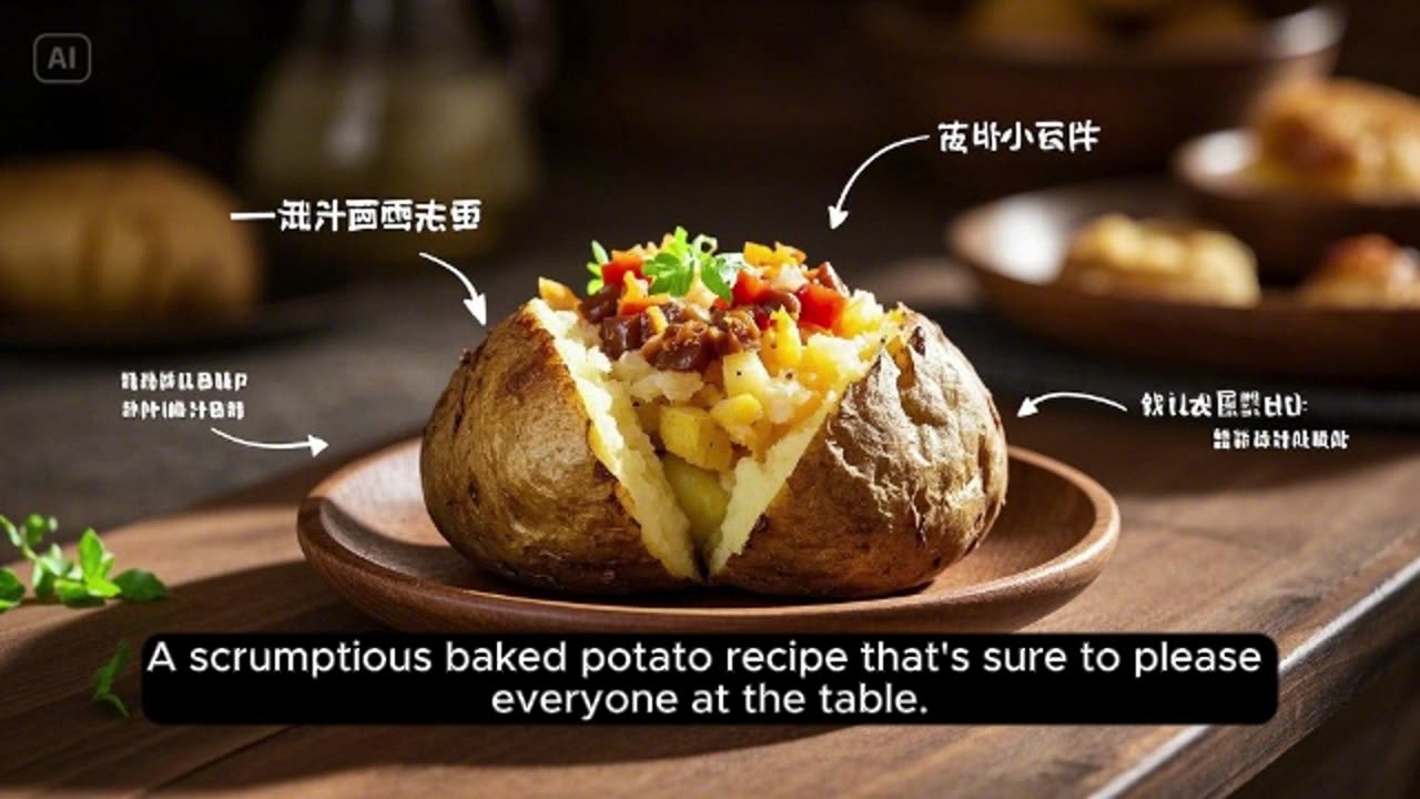 Baked Potato Recipe | Crispy Skin & Fluffy Inside Every Time #ComfortBites