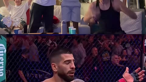 UFC 317 CRAZY REACTION ILIA TOPURIA KNOCKS OUT CHARLES OLIVERA IN ROUND 1 #ufc