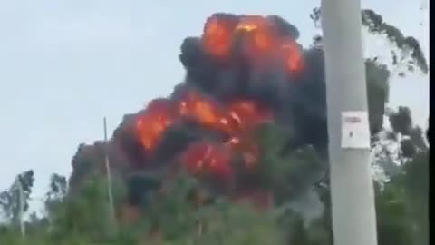 Chinese naval fighter jet crashes during a training exercise