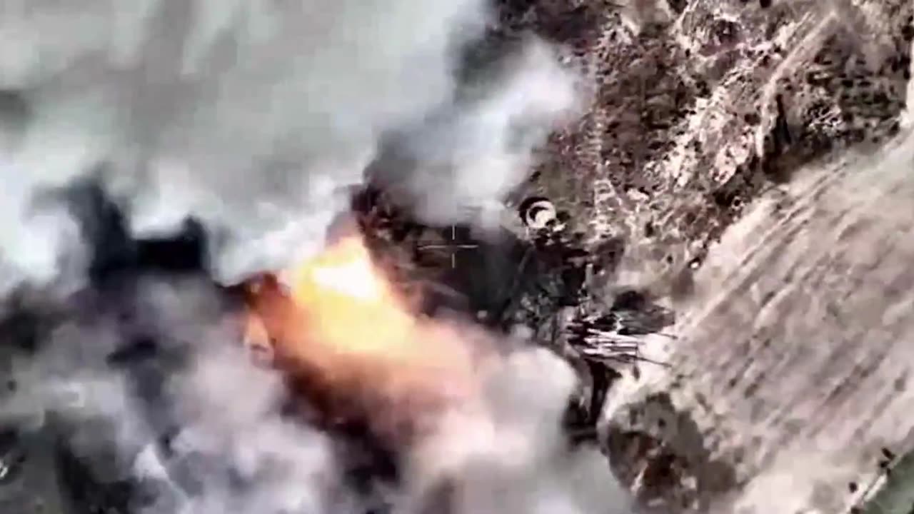 Surface-to-air missile launcher in Tehran struck.