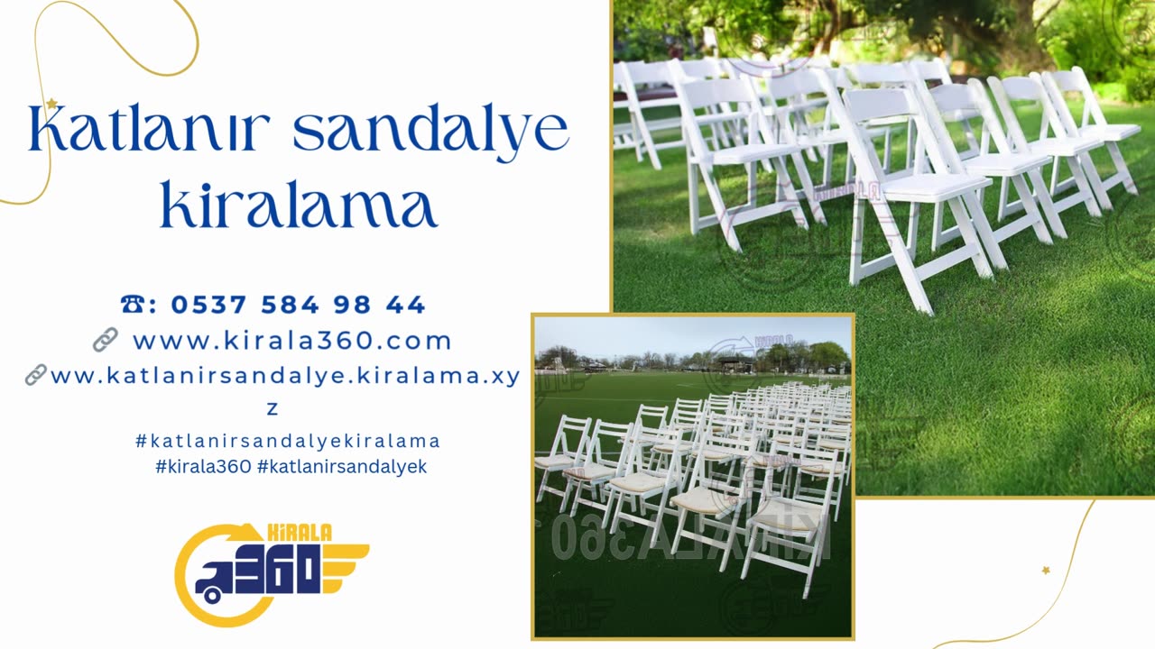 katlanir sandalye kiralama