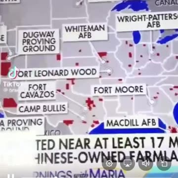 China buying Farmland near US Military Bases