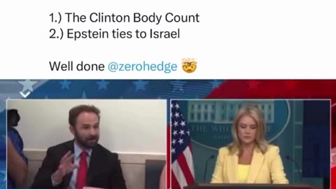 Politics - 2025 Reporter Clinton Suicide List An Epstein Ties To Israel Wake Up So Much More Too