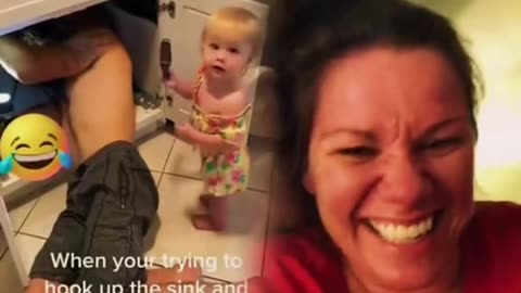 are you giving daddy his tools