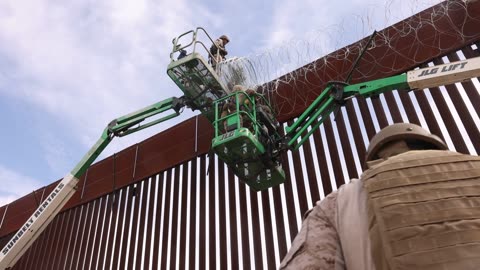Joint Task Force-Southern Borde Marines continue conducting barrier reinforcement operations