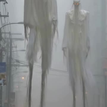 WEIRD CREATURES SEEN IN STREETS OF EUROPE AND ASIA, WHAT ARE THESE BEINGS? #SHORTS