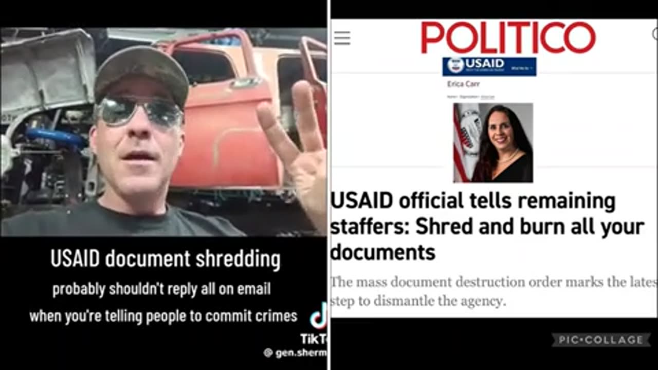 USAID doc shredding ..