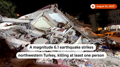 Magnitude 6.1 quake strikes northwestern Turkey, at least one killed