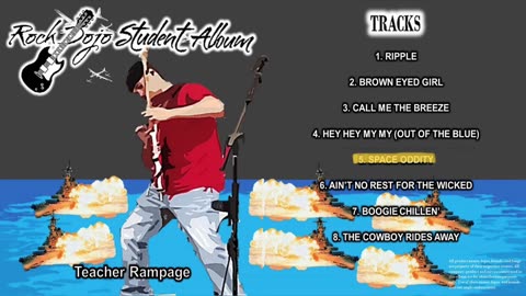 Rock Dojo Student Album #38 "Teacher Rampage": Space Oddity (David Bowie Cover) Track 5