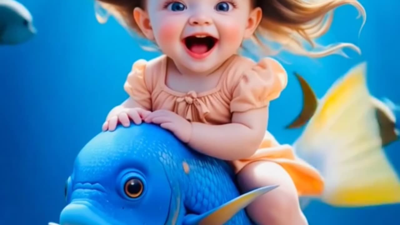 Cute little girl funny video