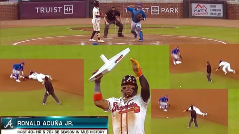 Prototype 505: Atlanta Braves Ronald Acuna Jr.'s 70th SB in 40 70 season
