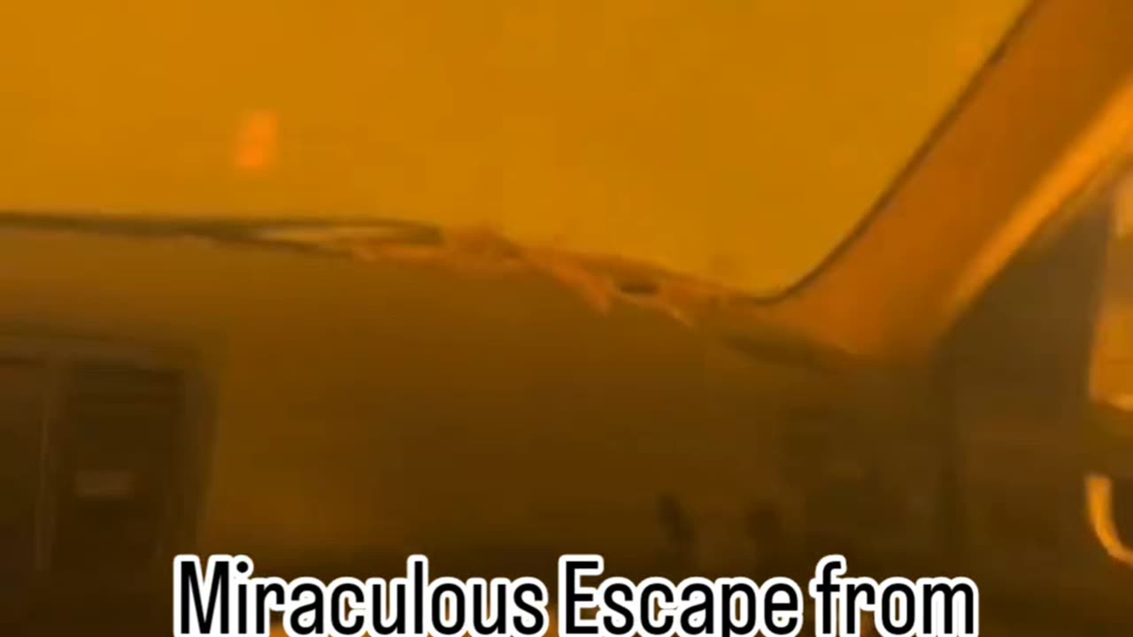 "Miraculous Escape from the Flames! A Driver’s Skill Made the Difference!"