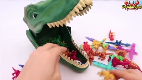 Took Out Eight Dinosaurs that were Trapped in Giant Megalodon's Head