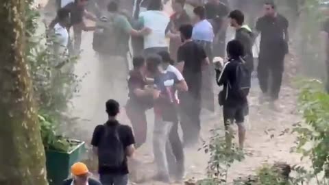 🇫🇷🔴 JUST IN: Arab and Black youths beat each other with iron bars in a massive ...