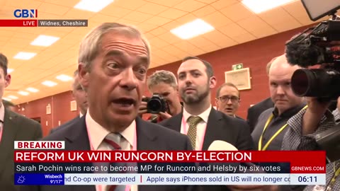 Nigel Farage calls Keir Starmer a “coward” for failing to show up and campaign in Runcorn