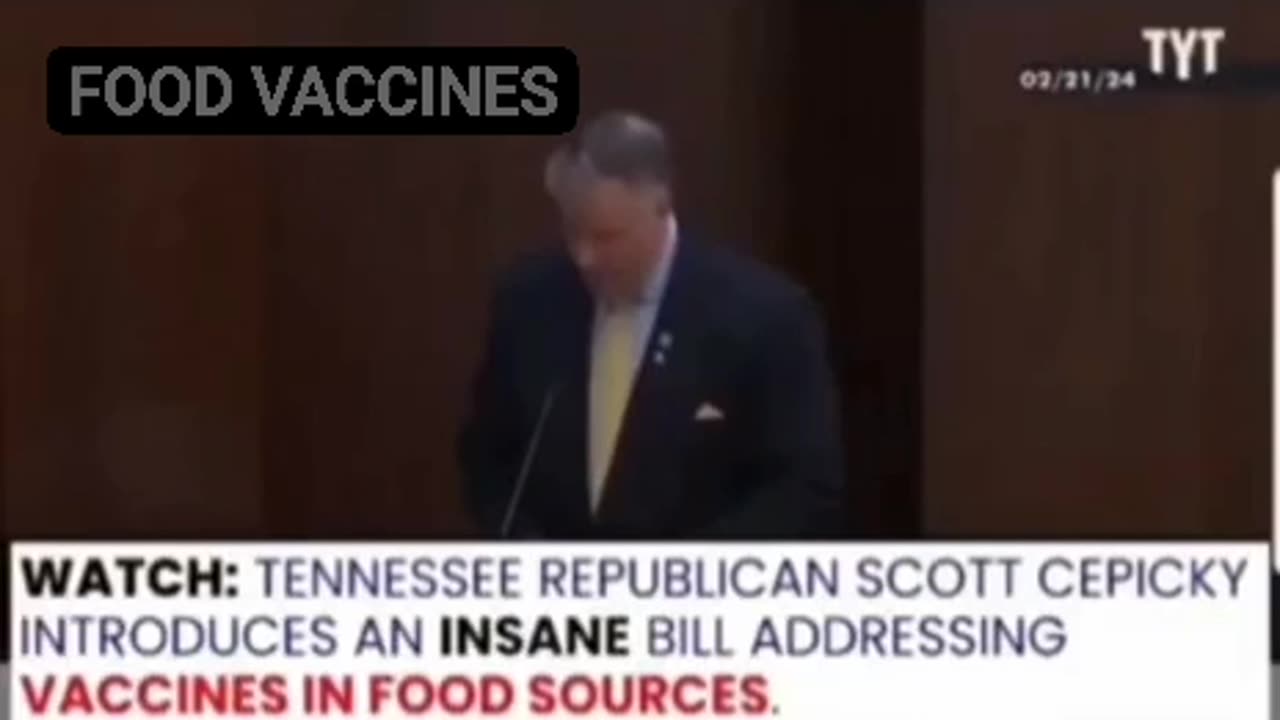 Discussions are being held on vaccines being infused into our food supply.