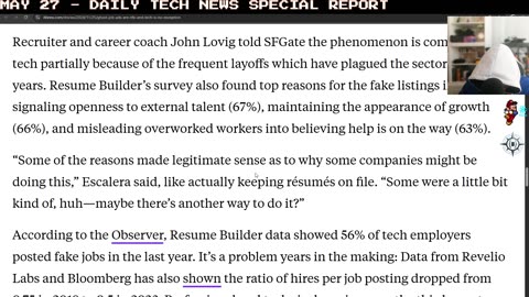 Daily Tech News - SPECIAL REPORT - Ghost Jobs