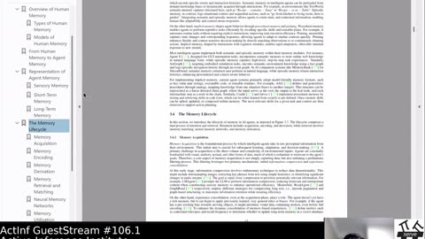 ActInf GuestStream 106.1 ~ "Advances and Challenges in Foundation Agents" Bang Liu et al.