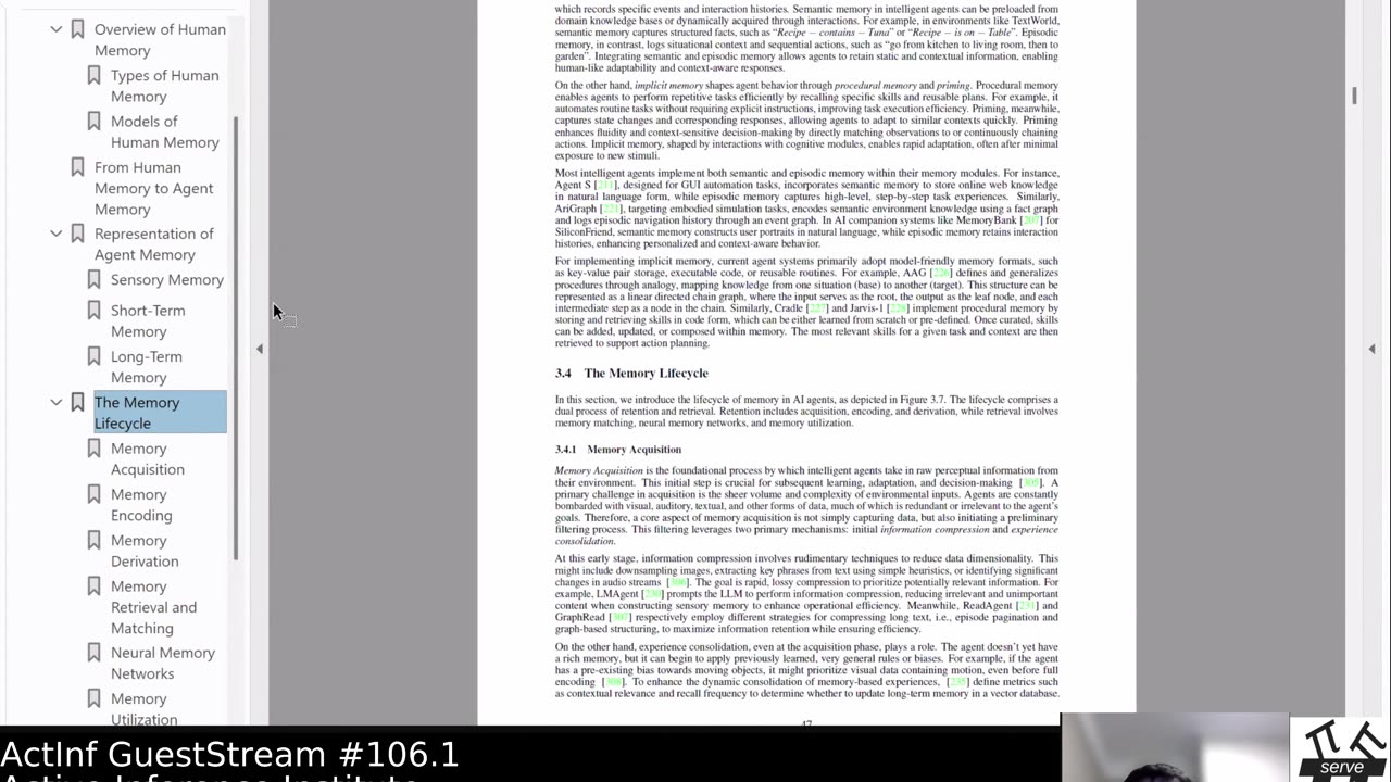 ActInf GuestStream 106.1 ~ "Advances and Challenges in Foundation Agents" Bang Liu et al.