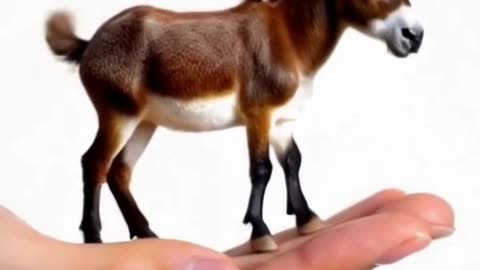 Watch This Baby Donkey Do the Funniest Little Hops!😍🐴 #shorts #cuteanimals #cute #viral #viralvideo