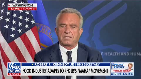RFK JR: “We are going to get rid of the GRAS standards for new products