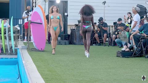 Second Show moor Runway walks from Texas Swim Week in Dallas