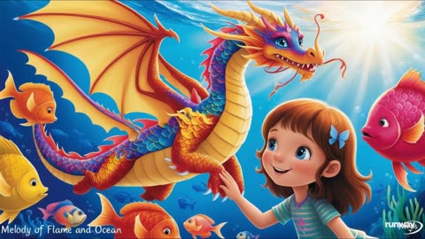 The little girl and the dragon