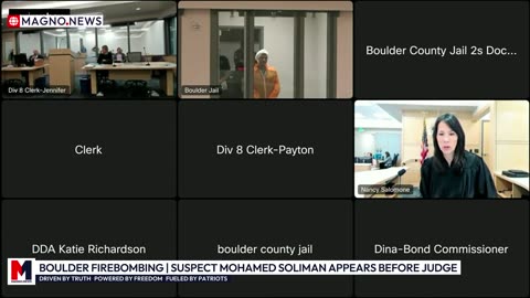 Boulder Firebomb | Illegal Alien Mohamed Soliman Appears in Court on Terrorism Charges [LIVE]