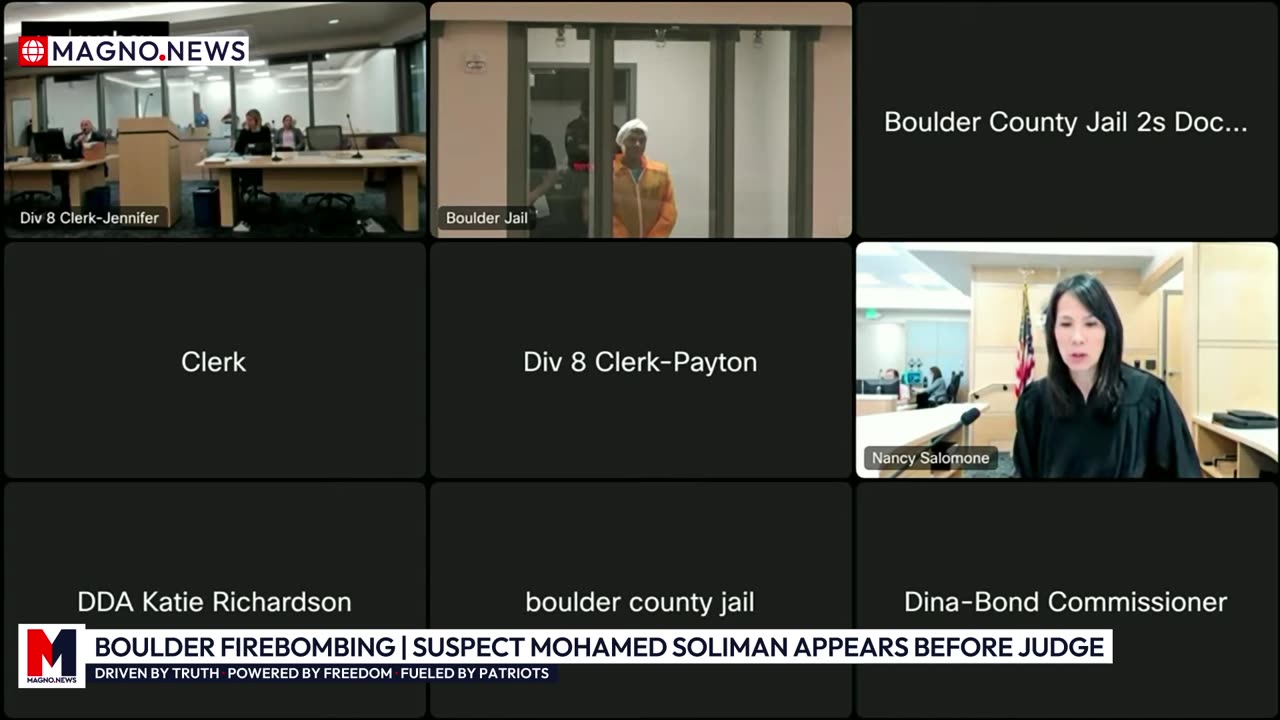 Boulder Firebomb | Illegal Alien Mohamed Soliman Appears in Court on Terrorism Charges [LIVE]