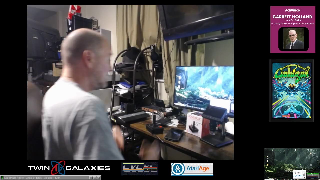 Atari 2600 NTSC - Galagon - Game 1P STD B/X - 8-Stage Challenge - 83,360