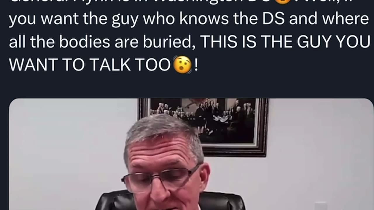 Why is General Flynn in WDC?