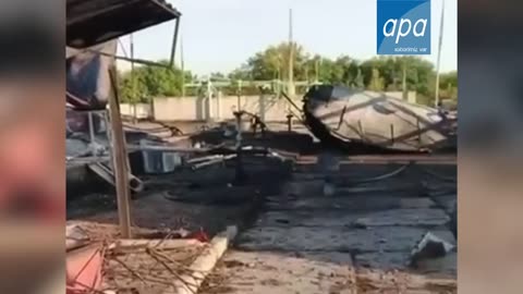 Russia attacked the oil depot of the Azerbaijani company SOCAR in the Odesa