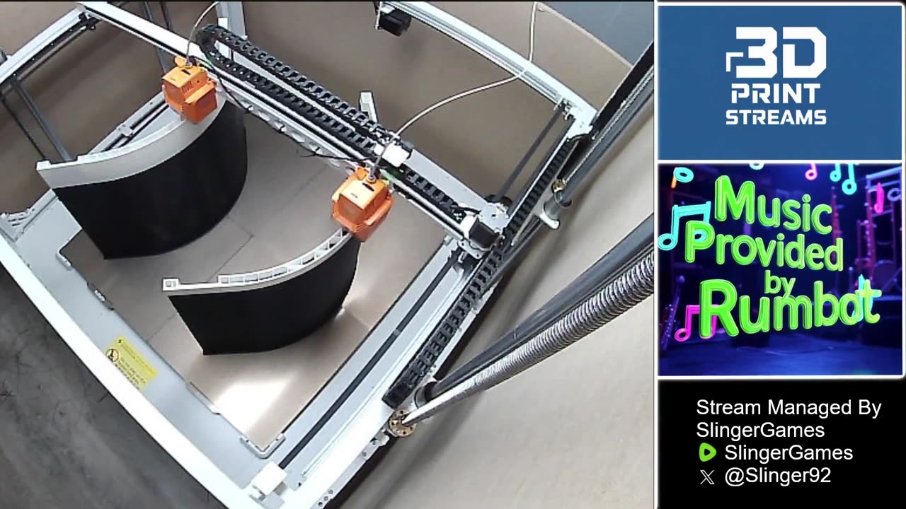 LIVE - Satisfying Large Format 3D Print - 01/27/2026