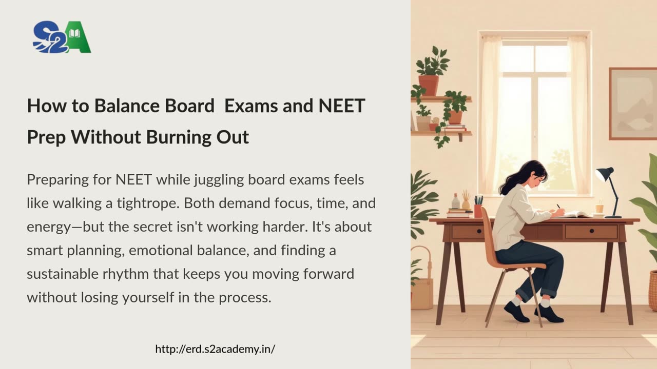 How to Balance Board Exam Preparation Alongside NEET Coaching Without Getting Overwhelmed