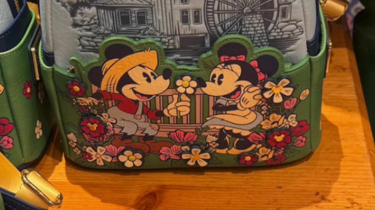 Walt Disney World Port Orleans Riverside Mickey and Minnie Mouse Loungefly Backpack #shorts