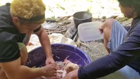 Expat in the Philippines, planting some flowers and plants here at the farm.