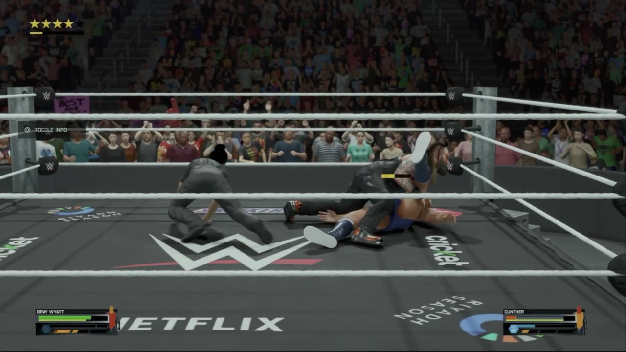 wwe 2k25 162 universe Bray Wyatt VS Gunther