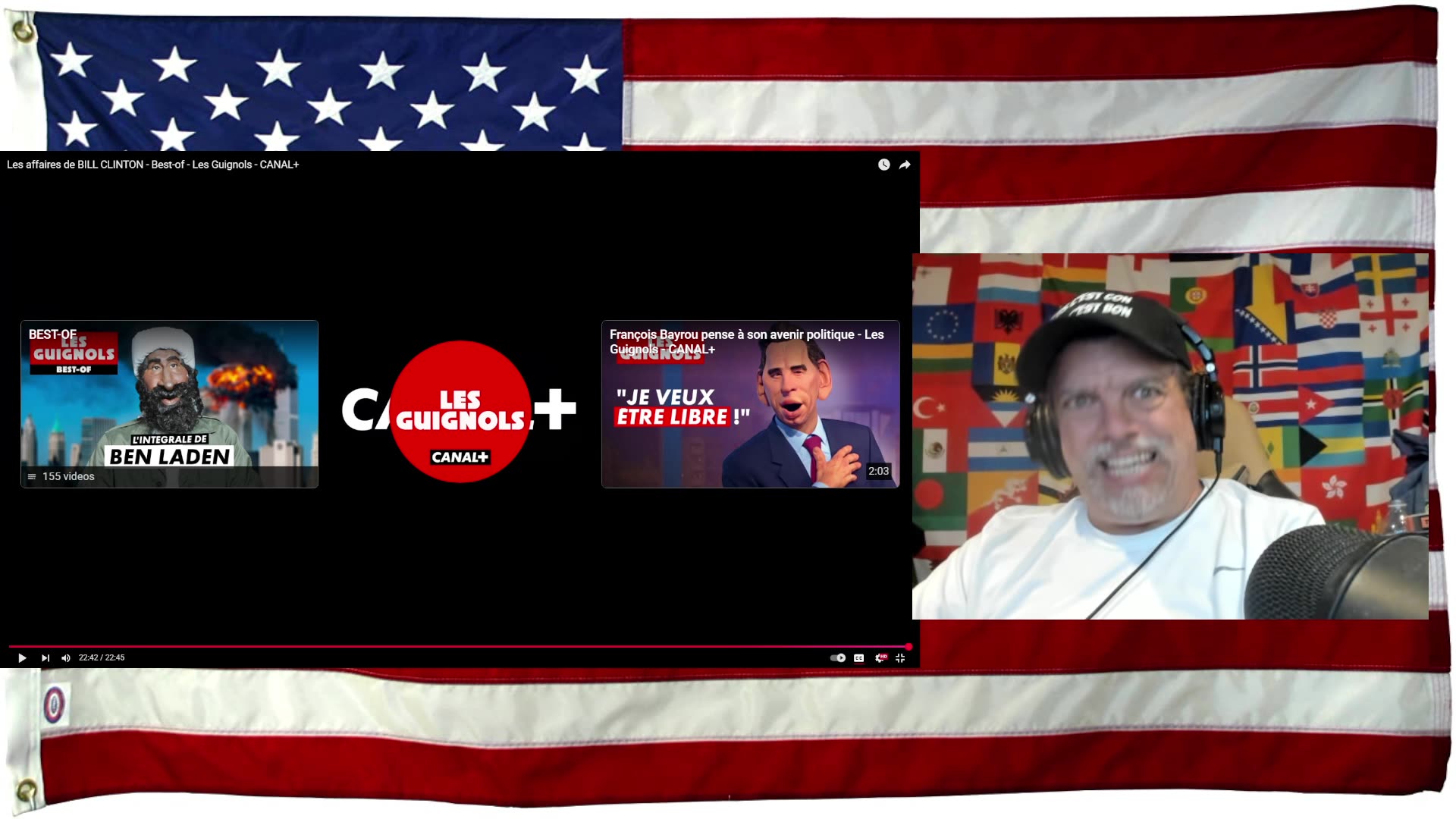 Les affaires de BILL CLINTON - Best-of - Les Guignols - CANAL+ - REACTION