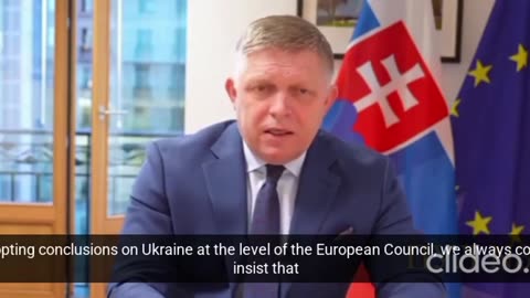 Slovak Prime Minister Fico announced his refusal to provide military aid to Ukraine