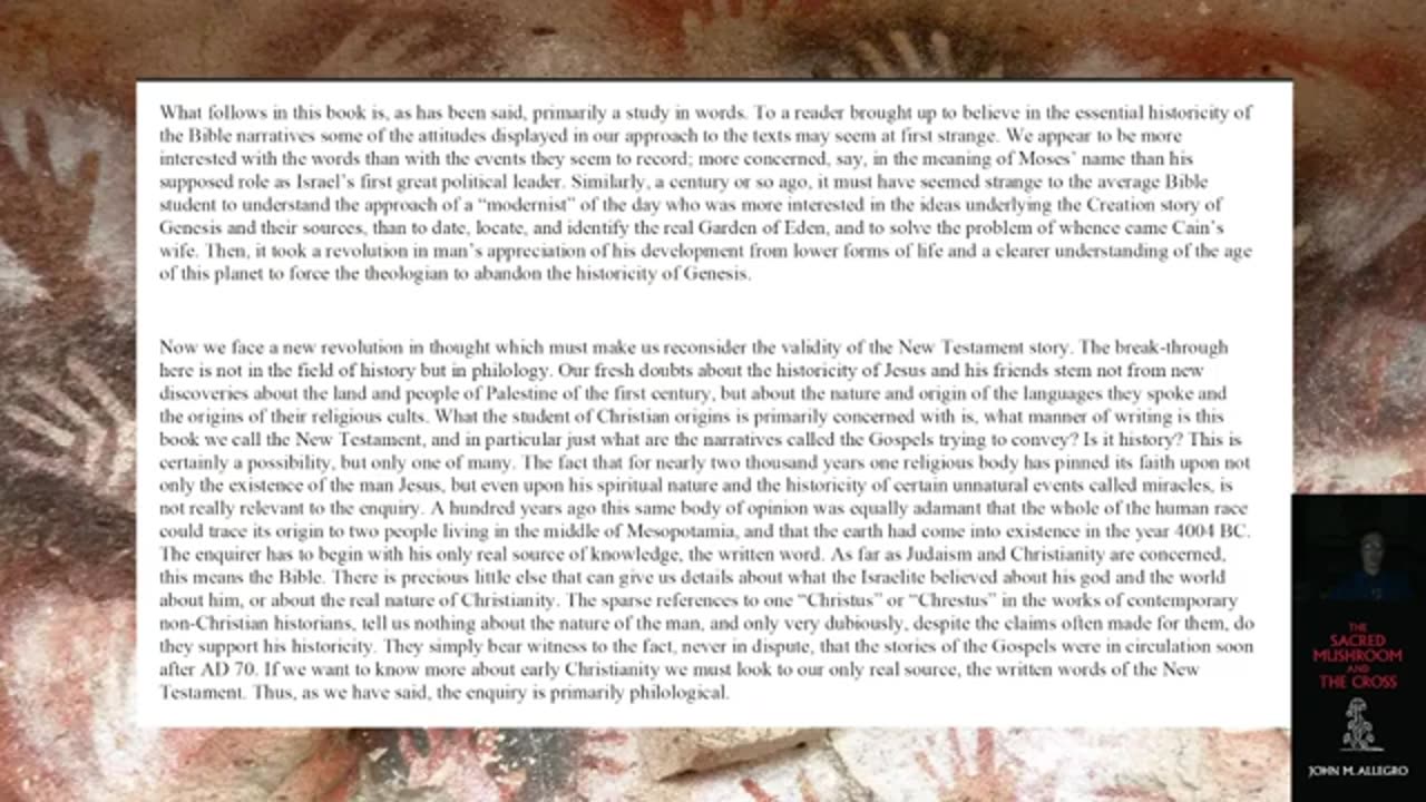 The Sacred Mushroom and the Cross by John M. Allegro - Intro-Chp 4, as read by Adam Hull