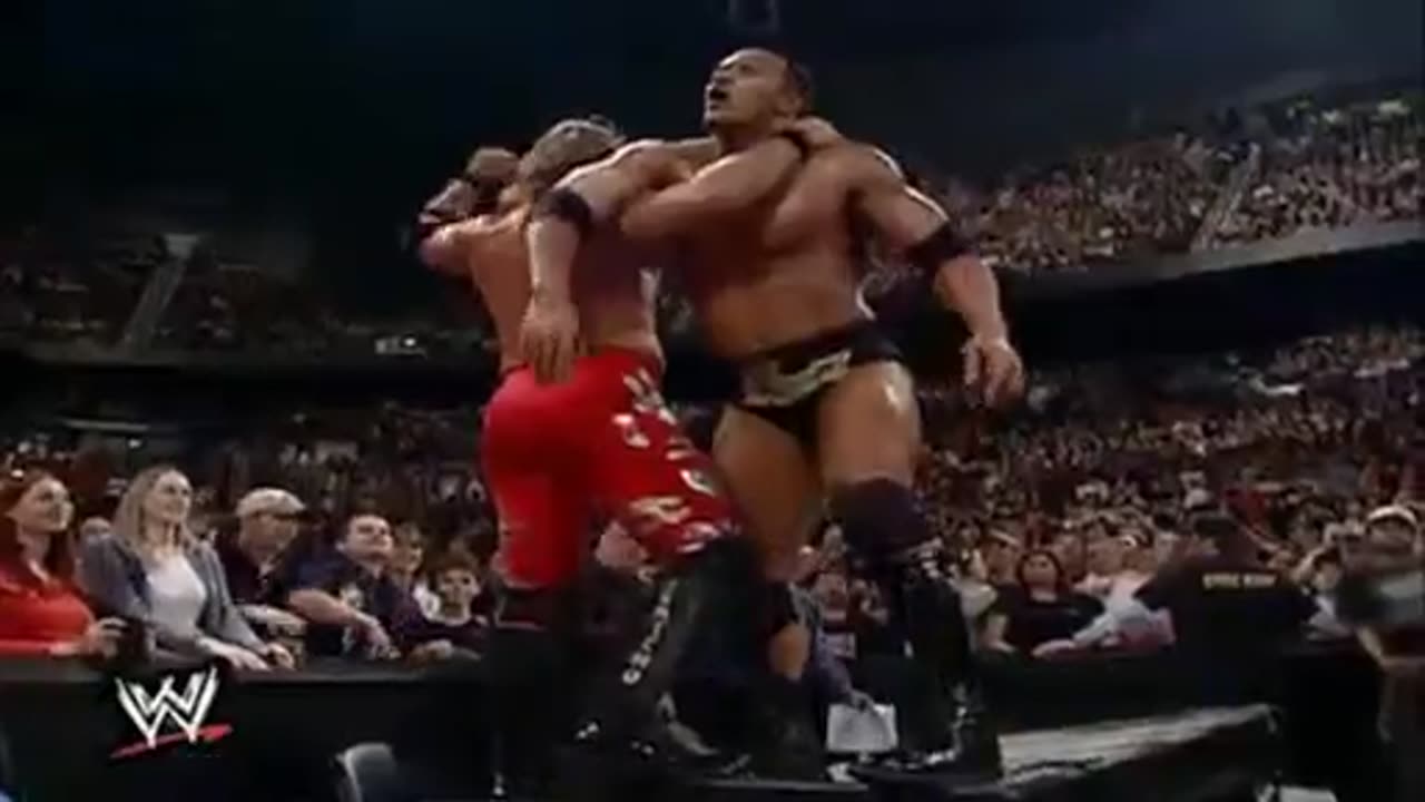 WWF UNDISPUTED TITLE MATCH - ROYAL RUMBLE 2002 - CHRIS JERICHO (c) VS THE ROCK - PT2 HD