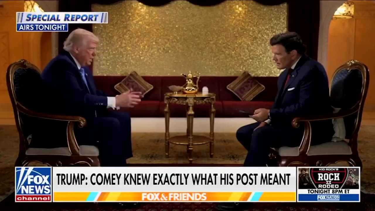 POTUS on former FBI DirectorJames Comeys 86 47 threat: