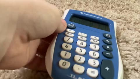 Calculator trick by the Llama King