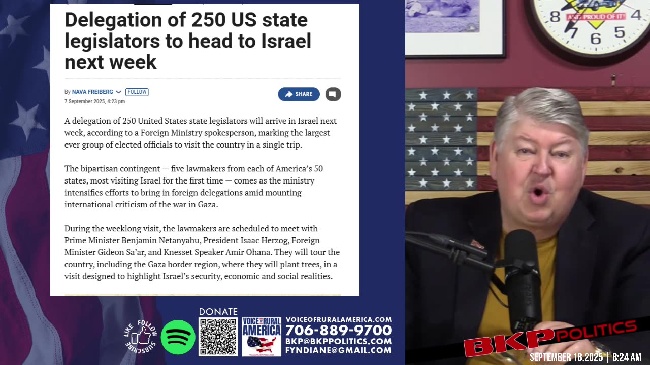 LIVESTREAM - 8:00am ET - Voice of Rural America with BKP