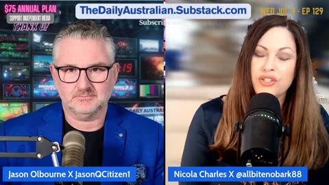 The Daily Australian 129 - World News, but not as you know it! w/ Nicola Charles & Jason Olbourne