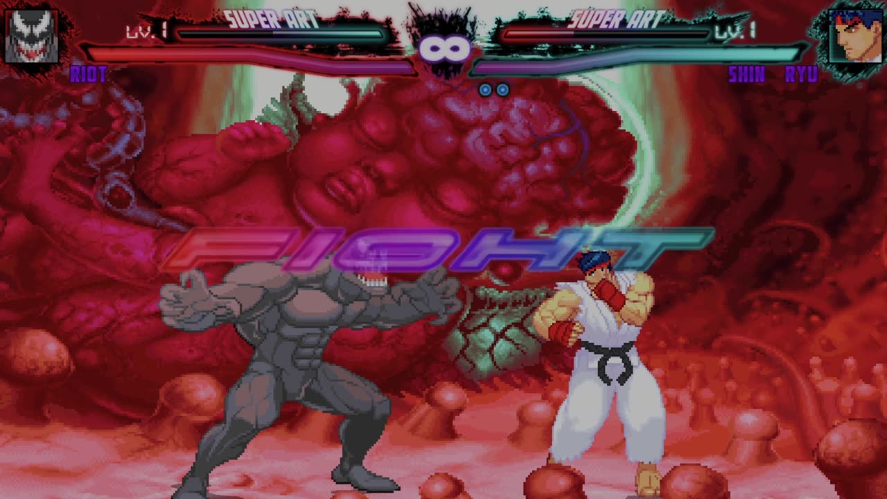 Riot VS Shin Ryu | MUGEN Clash!