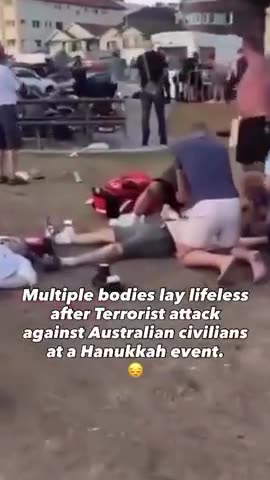 Bondi Beach Field of Carnage...or More Crisis Actors? Where's the Blood?