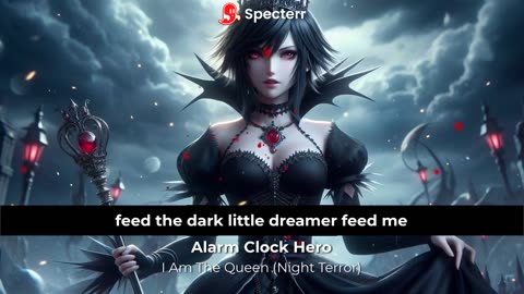 🖤 “I Am the Queen” | Dark Villain Song (Night Terror’s Anthem) | Alarm Clock Hero OST